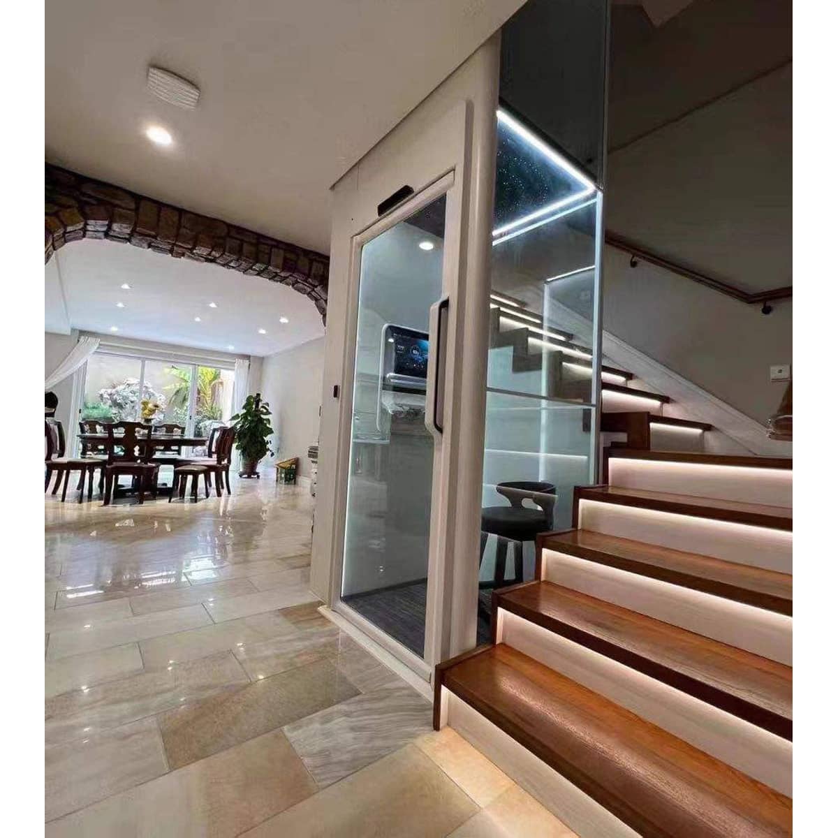 400 kilograms elevator house elevator hydraulic household elevator indoor household elevator inspection and factory inspection certification services