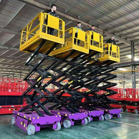 10m 12m cantilever type lifting machine, portable cantilever type lifting machine, mobile hydraulic high-altitude lifting platform, inspection and certification services for factories and warehouses
