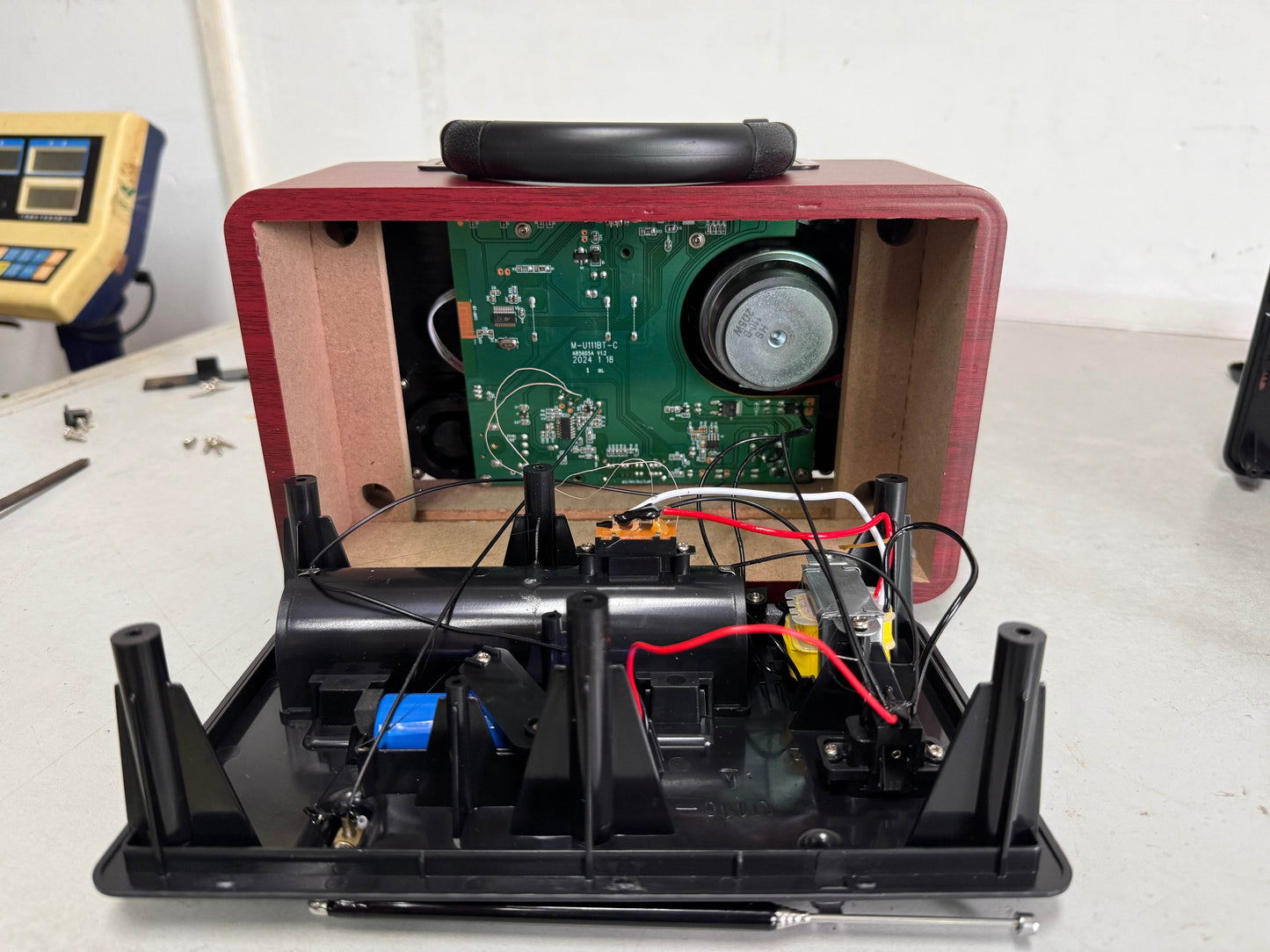 复古古典木质无线蓝牙收音机验货验厂检测产品检验服务 - 速航船务