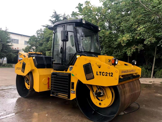 Multi-purpose asphalt soil dual compaction machine for the construction industry - 6-ton vibratory roller. Inspection and factory verification service.