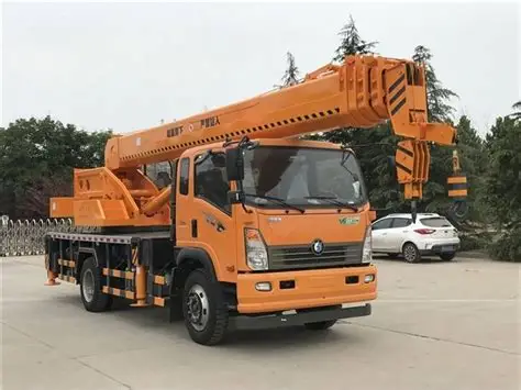 Chinese automobile-mounted 360-degree fully-rotating telescopic boom mobile crane  Inspection and certification services for factory and product inspection