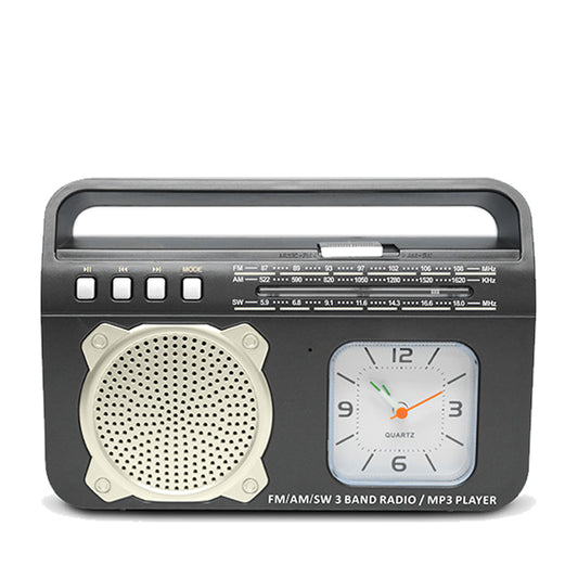Classic Large Portable Retro Home AM/FM/Software Multi-Band Digital Portable Radio