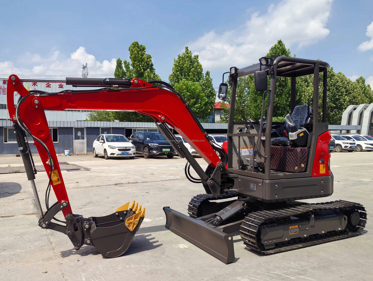 Agricultural trenching machine, loader, excavator, 8 tons, 6 tons, rubber tracks, large excavator, inspection and factory certification service