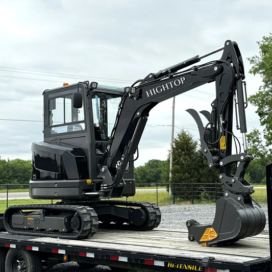 3.5-ton excavator engine, small crawler-type excavator, for farm use. Inspection and certification services for factory and product verification.