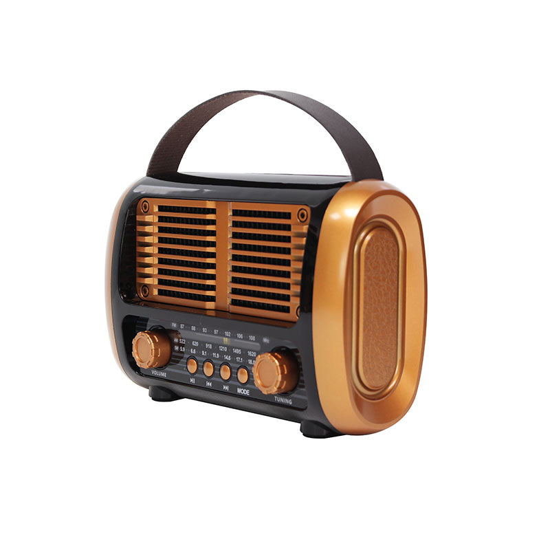 New design small retro AM FM portable radio full band shortwave receiver radio