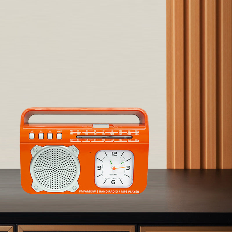 Classic Large Portable Retro Home AM/FM/Software Multi-Band Digital Portable Radio