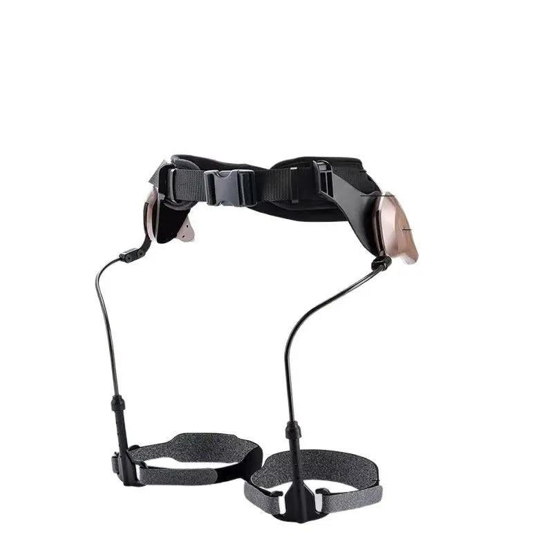 Advanced electric hip joint assist robot, with 6 levels of adjustable power, used as an external exoskeleton rehabilitation device for walking support. Inspection and factory certification service.