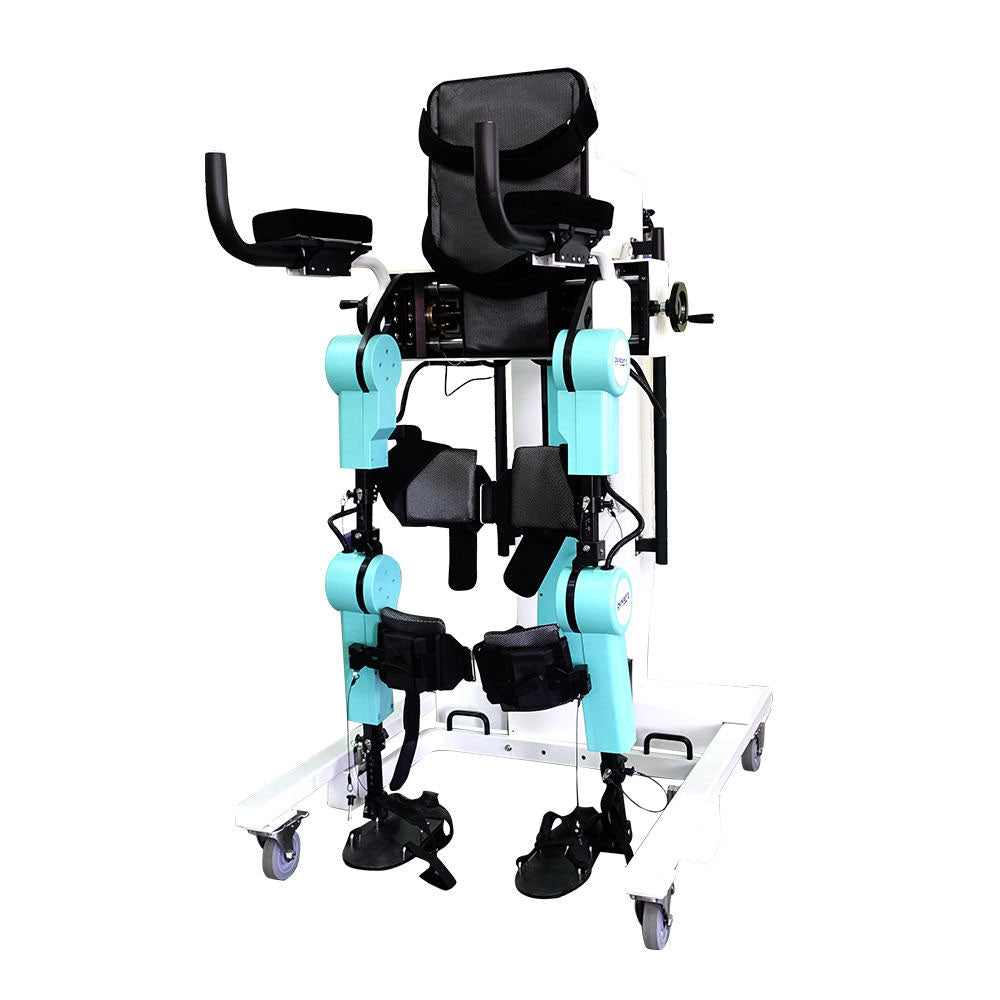 Advanced electric hip joint assist robot, with 6 levels of adjustable power, used as an external exoskeleton rehabilitation device for walking support. Inspection and factory certification service.