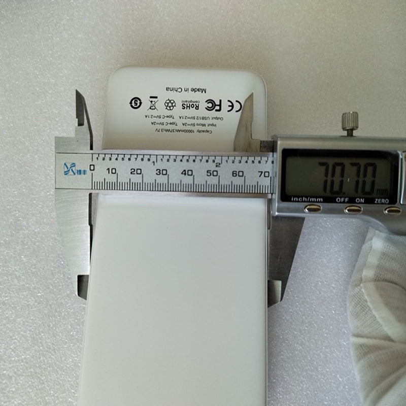 紧凑型10000毫安时电源组无线充电双发光二极管电源指示器验货验厂检测产品检验服务