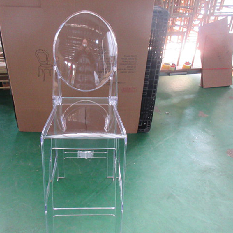 Party stackable wedding event metal iron cushion transparent chairs inspection factory inspection product inspection service