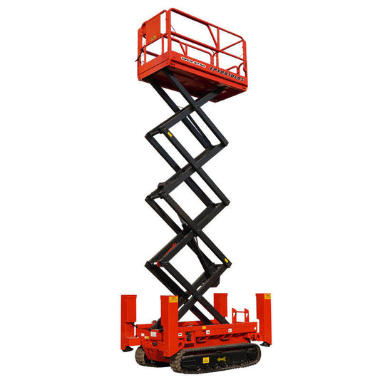 14m 18m 300 kilograms 1T 2t Capacity Electric Mobile Scissor-Type Lifting Machine Mobile Platform Rough Terrain Inspection and Factory Audit Service