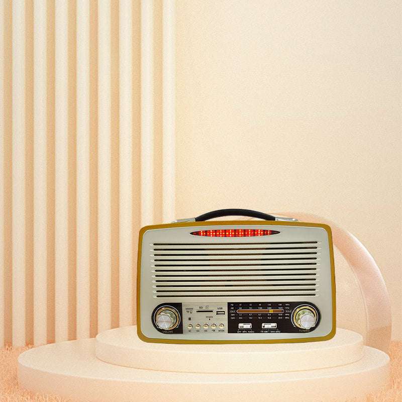 Bluetooth Speaker Portable 3-Band Am FM Sw Radio, TF Card and MP3 Player, Rechargeable Speakers Bluetooth