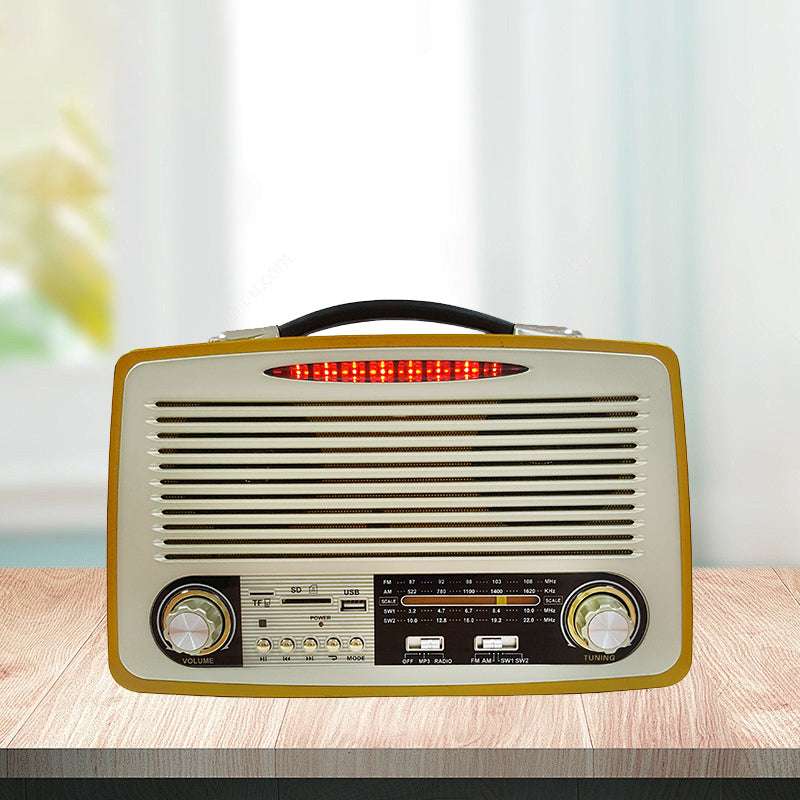 Bluetooth Speaker Portable 3-Band Am FM Sw Radio, TF Card and MP3 Player, Rechargeable Speakers Bluetooth