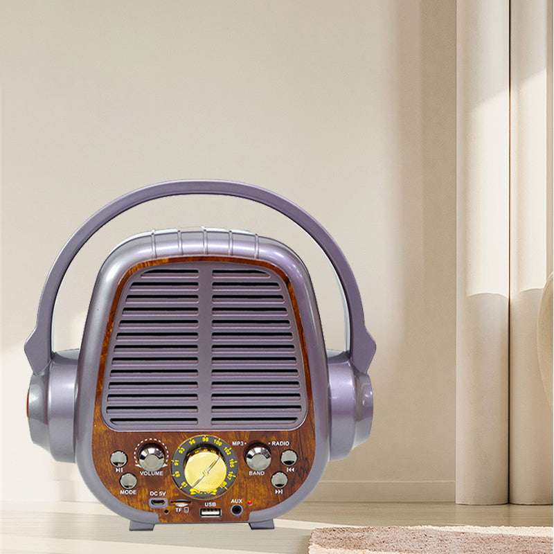 Factory offers customizable portable household radio with retro Bluetooth speaker, USB/TF card multi-function radio.