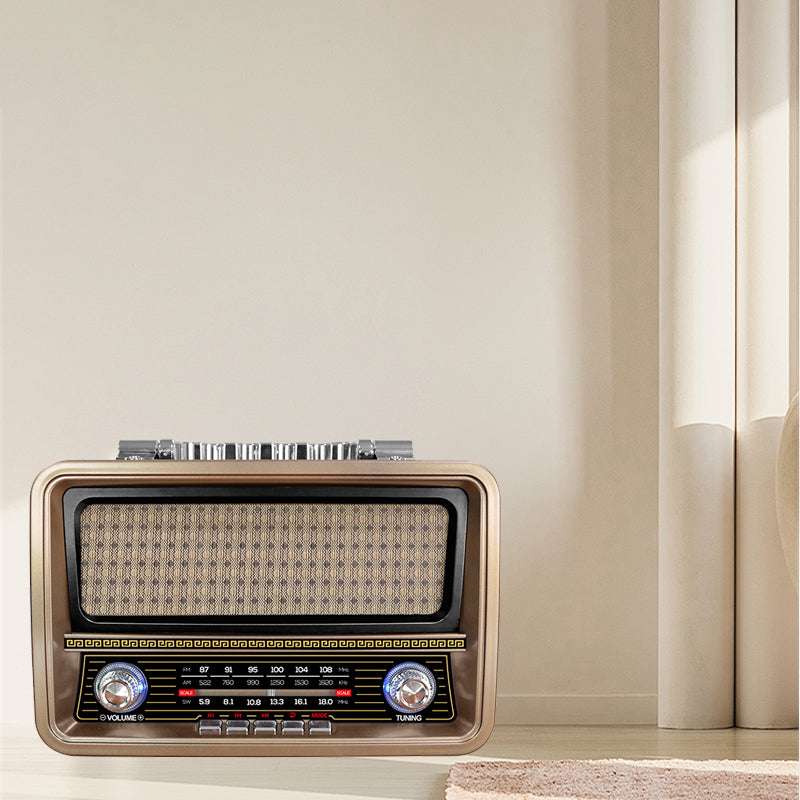 MD-1921BT Portable Am/FM Radio with Bluetooth & Charging Functions, Supports TF Card, Aux, USB and MP3 Player