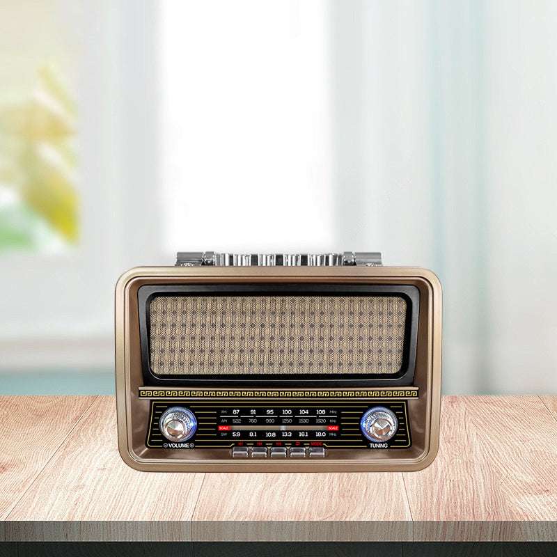 MD-1921BT Portable Am/FM Radio with Bluetooth & Charging Functions, Supports TF Card, Aux, USB and MP3 Player