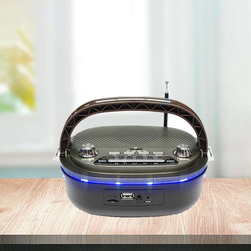 Portable retro FM/AM/SW radio with multi-functional 3-band Bluetooth receiver