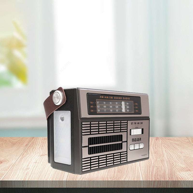 Round Power Sensing Metal Channel Design with Wooden Housing Full Band FM Radio Inspection, factory inspection, certification service