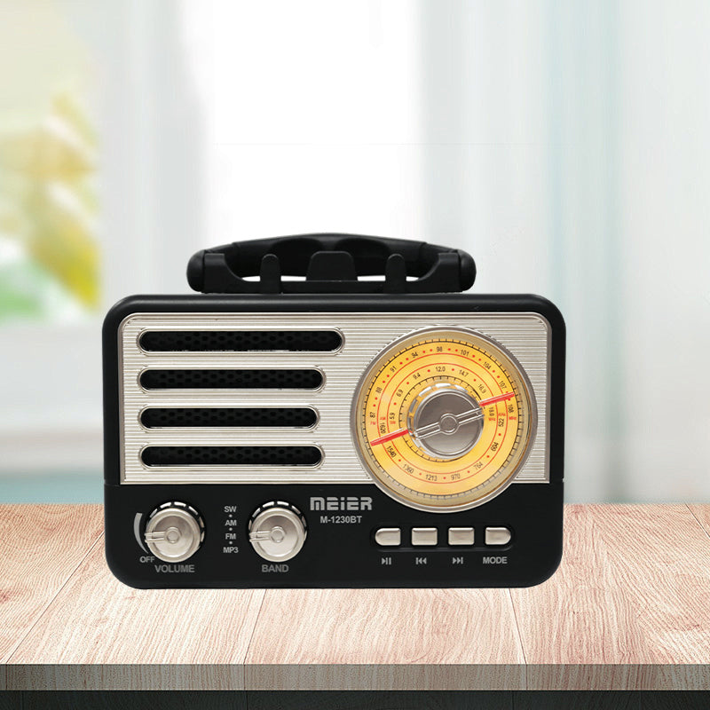 Portable Audio Applianc Consumer Electronics Portable 3-Band Am FM Sw Radio, TF Card and MP3 Player, Rechargeable Speakers Bluetooth