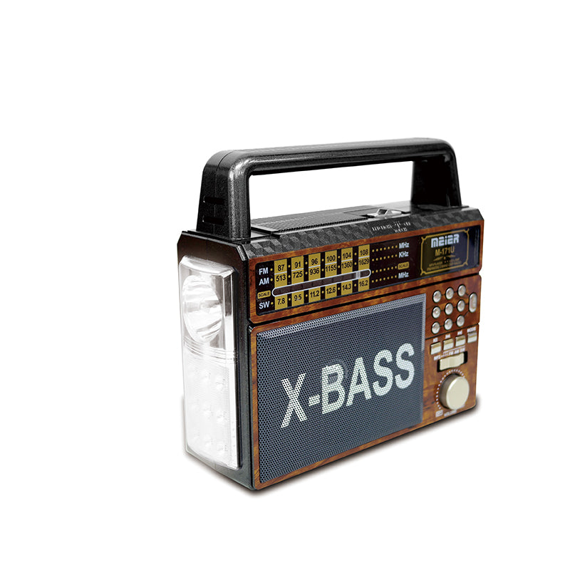Retro multi-functional FM/AM/SW Bluetooth digital radio, with TF/USB stereo high-sensitivity built-in speaker radio