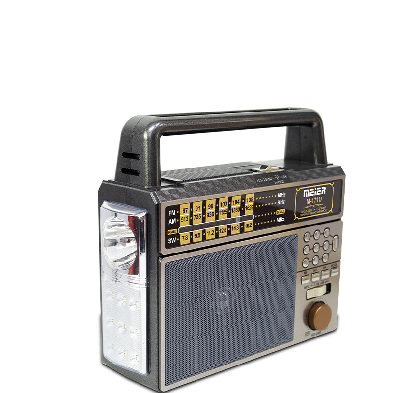 Retro multi-functional FM/AM/SW Bluetooth digital radio, with TF/USB stereo high-sensitivity built-in speaker radio