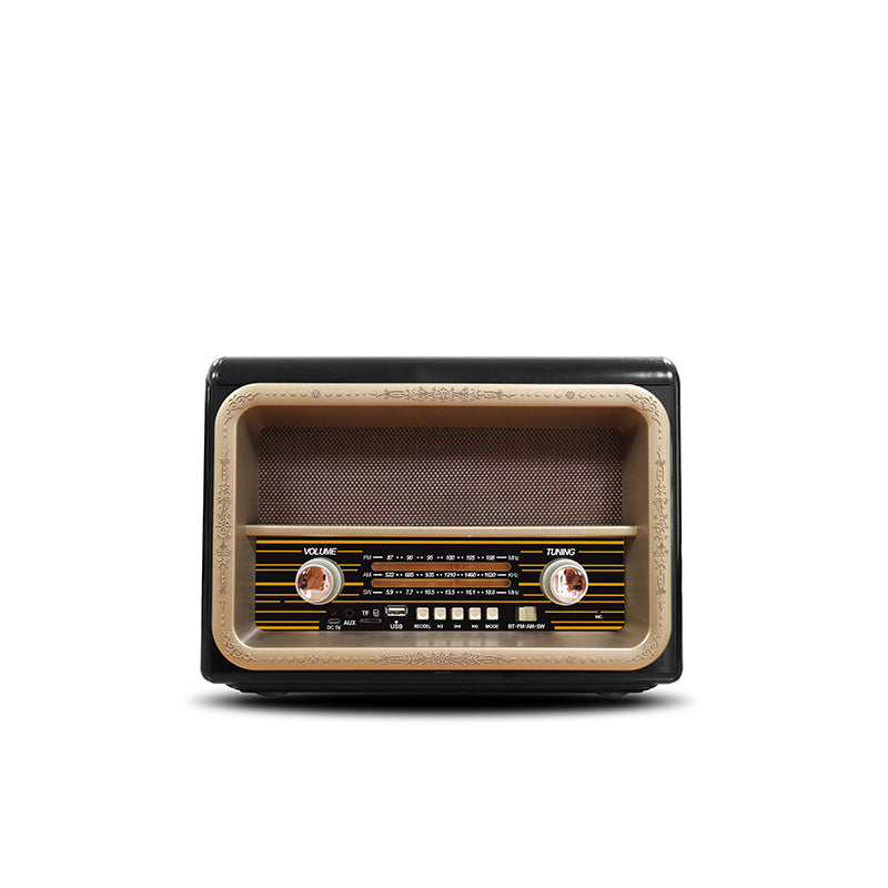 Classic Large Portable Retro Home AM/FM/Software Multi-Band Digital Portable Radio