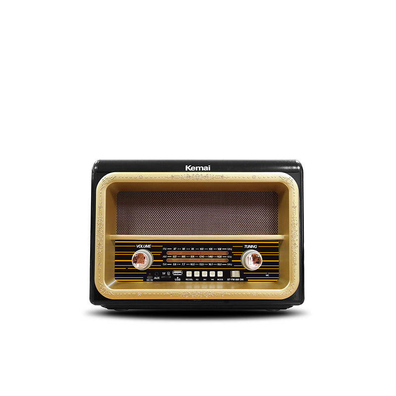 Classic Large Portable Retro Home AM/FM/Software Multi-Band Digital Portable Radio