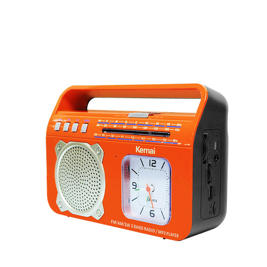 Classic Large Portable Retro Home AM/FM/Software Multi-Band Digital Portable Radio