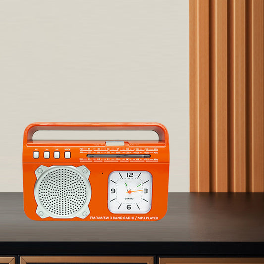 Classic Large Portable Retro Home AM/FM/Software Multi-Band Digital Portable Radio