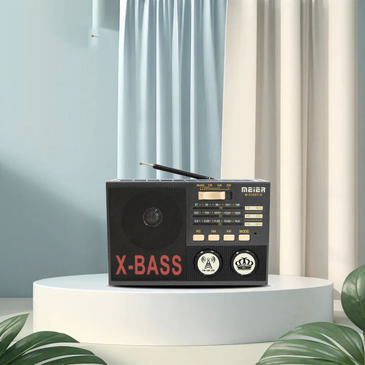 Classic Large Portable Retro Home AM/FM/Software Multi-Band Digital Portable Radio