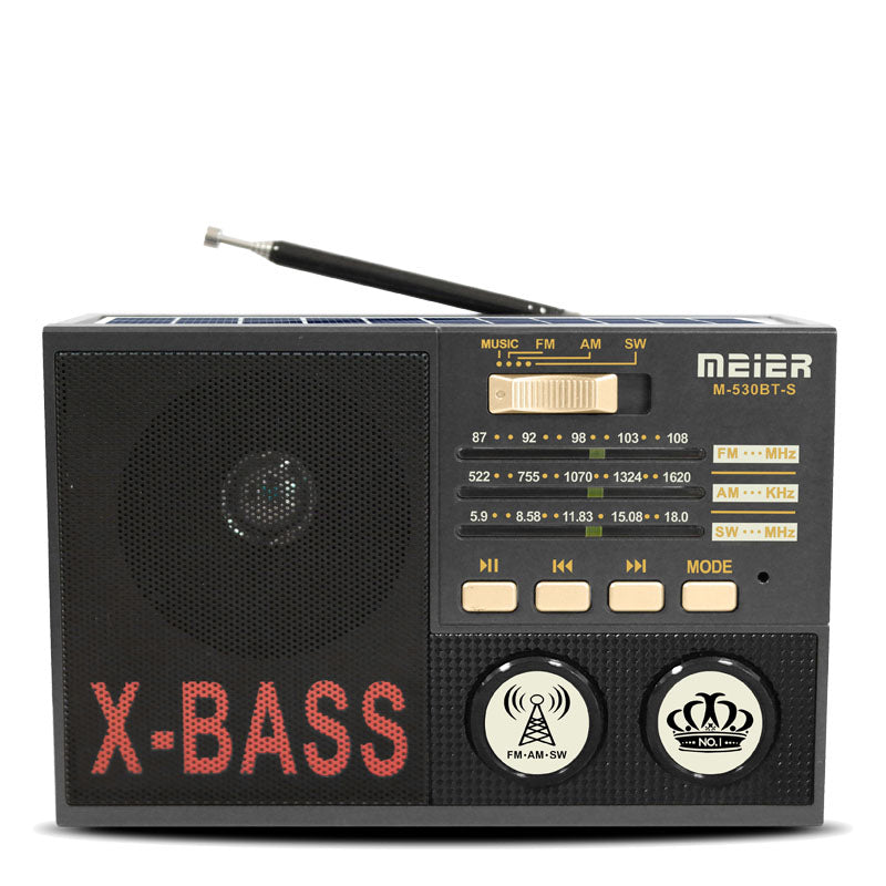 Classic Large Portable Retro Home AM/FM/Software Multi-Band Digital Portable Radio