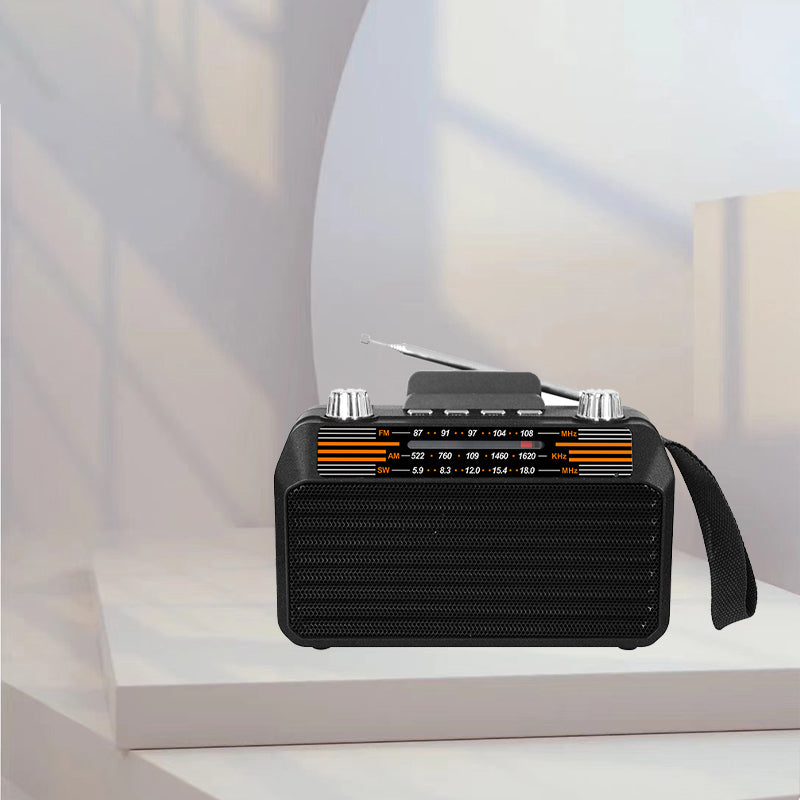 Classic Large Portable Retro Home AM/FM/Software Multi-Band Digital Portable Radio