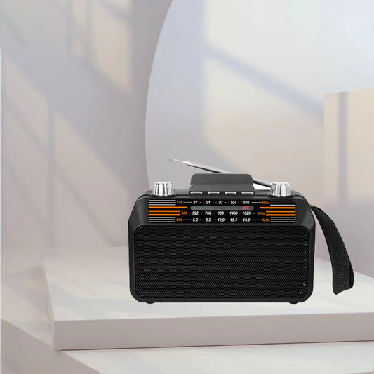 Classic Large Portable Retro Home AM/FM/Software Multi-Band Digital Portable Radio