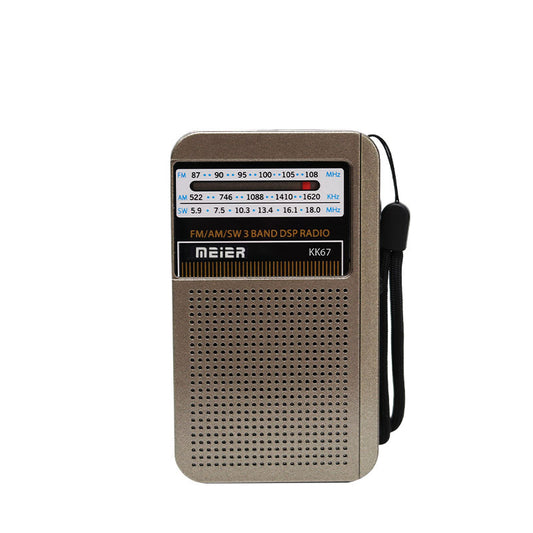 Classic Large Portable Retro Home AM/FM/Software Multi-Band Digital Portable Radio