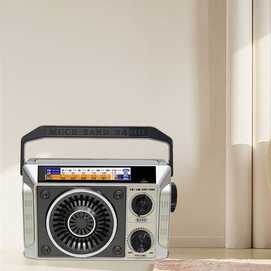 Classic Large Portable Retro Home AM/FM/Software Multi-Band Digital Portable Radio