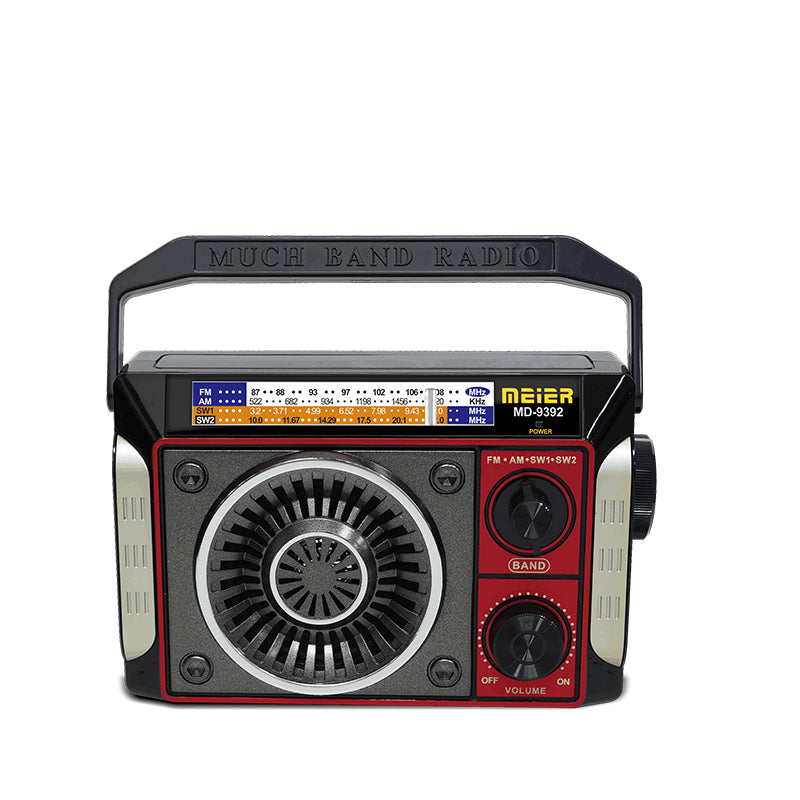 Classic Large Portable Retro Home AM/FM/Software Multi-Band Digital Portable Radio
