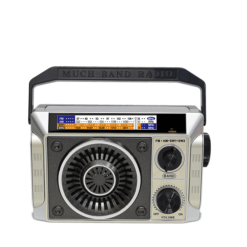 Classic Large Portable Retro Home AM/FM/Software Multi-Band Digital Portable Radio