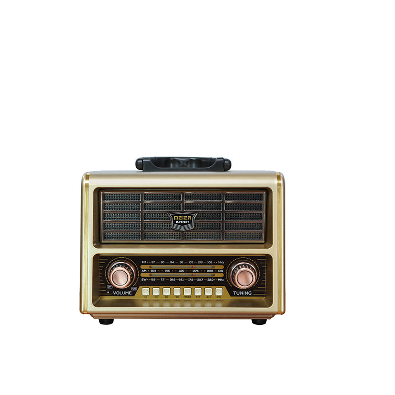 Classic Large Portable Retro Home AM/FM/Software Multi-Band Digital Portable Radio