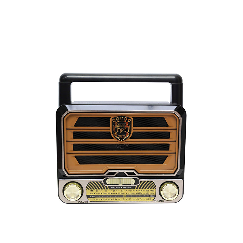 New Speaker Retro Mini Portable Audio Card Radio Wireless Speaker bluetooth Speaker OEM