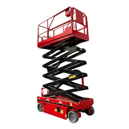 Mobile electric scissor lift, self-propelled hydraulic crawler type, self-propelled scissor lift, inspection and factory certification service