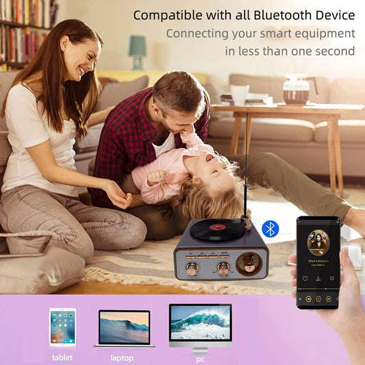 OEM ODM收音机便携式调幅调频复古蓝牙收音机，用于礼品、旅行