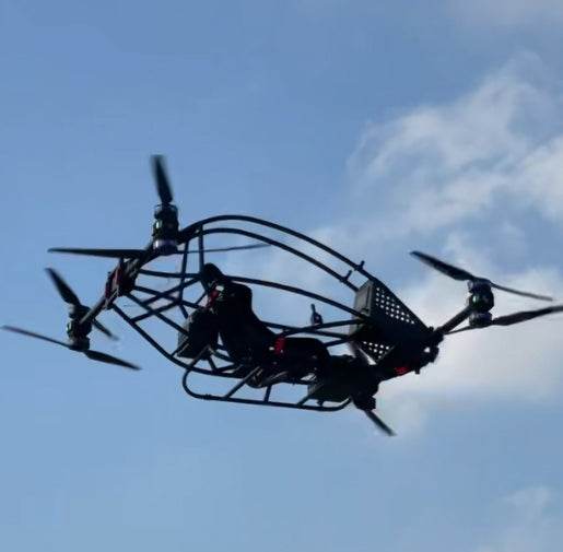航空铝、碳纤维材质的超远距离运输eVTOL飞行器用于农业、旅游 - 速航船务