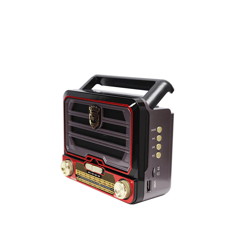 New Speaker Retro Mini Portable Audio Card Radio Wireless Speaker bluetooth Speaker OEM