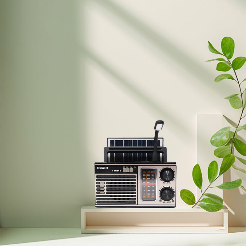 Multi-Function Clear FM Radio Available Battery Rechargeable USB, TF Card Play