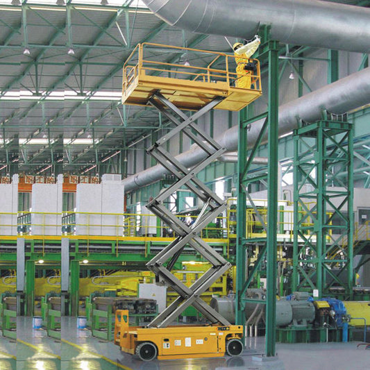 High-quality electric hydraulic lift - New conditions for 14m and 16m self-propelled scissor lift - Hotel grade steel - Inspection and factory inspection service