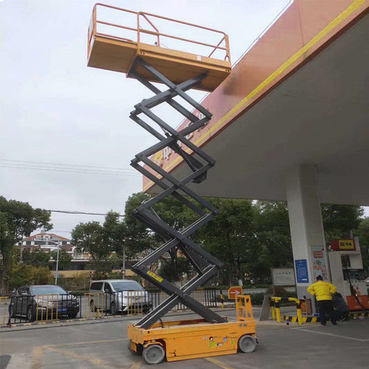 Portable scissor-type lifting platform hydraulic lifting platform mobile track scissor-type lift  Inspection and certification services for factories and suppliers