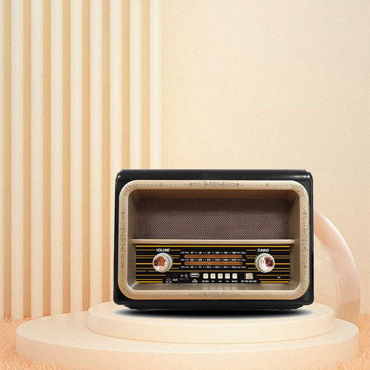 Portable Retro AC DC Charged Am FM Sw1 Sw2 4 Band Stereo USB TF MP3 Radio with Remote Control