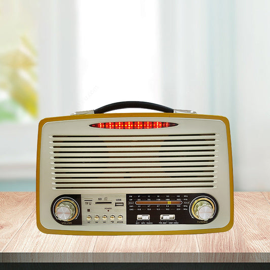 Radio Cassette Recorders FM Radio, LED Flashlight, TF Card and MP3 Player, Rechargeable Speaker Bluetooth