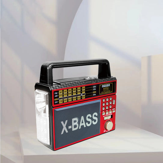 Rechargeable retro radio speaker with full-band multi-functionality for FM/AM/SW. Discounted price for portable radio