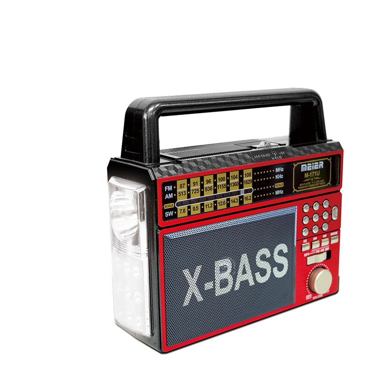 Retro multi-functional FM/AM/SW Bluetooth digital radio, with TF/USB stereo high-sensitivity built-in speaker radio